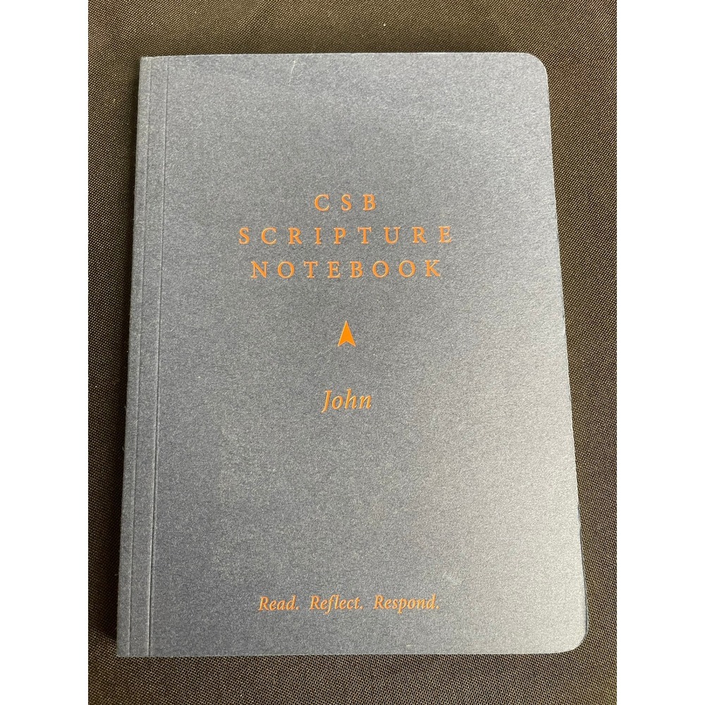 Holman CSB Scripture Notebook John Blue Paperback Journaling Bible 2020 Edition